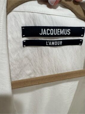 Jacquemus Cream and Tan Mini Dress